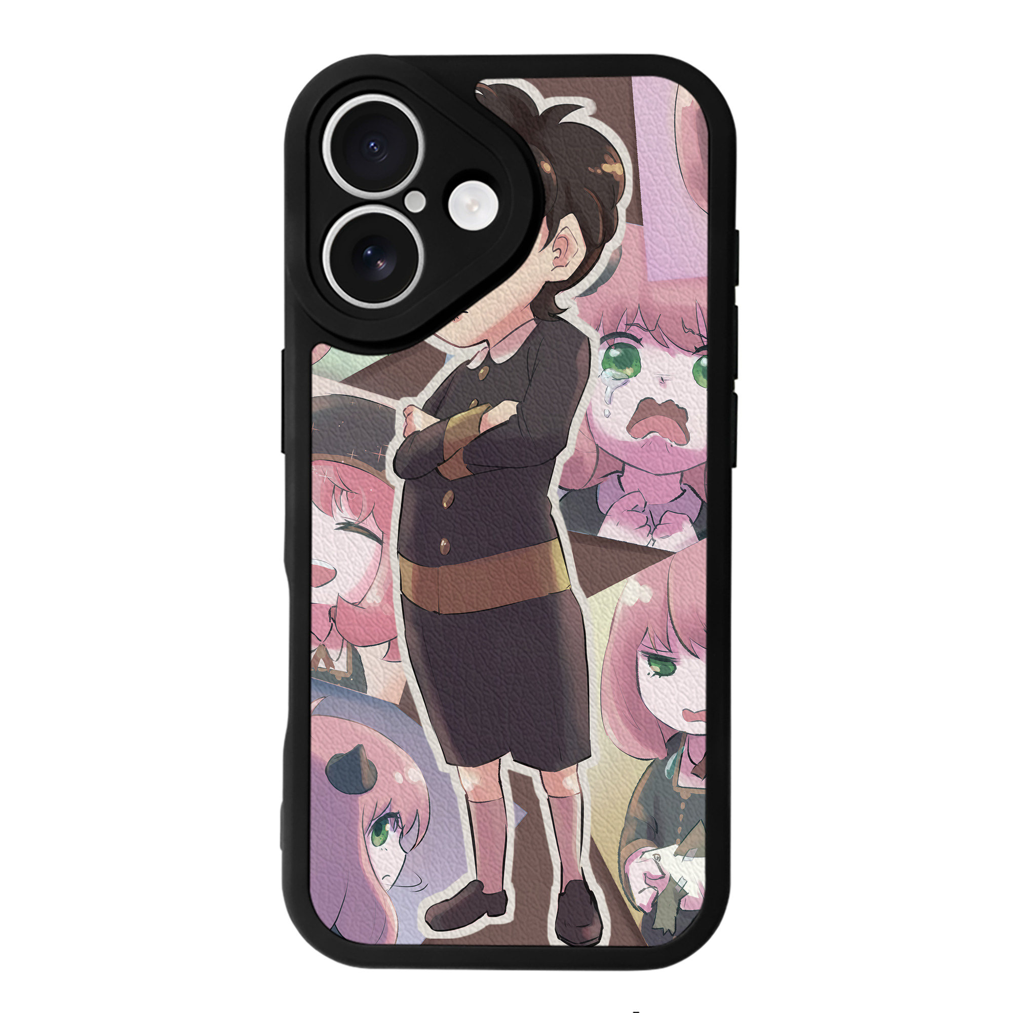 （画像用） SPY×FAMILY间谍家家酒 【iPhone 16シリーズ対応】シリコンスマホケース（レザー調） 材質：シリコン